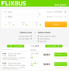 квитки FlixBus