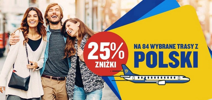 знижка ryanair з польщі